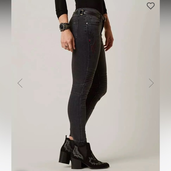 NWT Miss Me Vintage Moto Skinny Stretch Jean - Picture 3 of 15